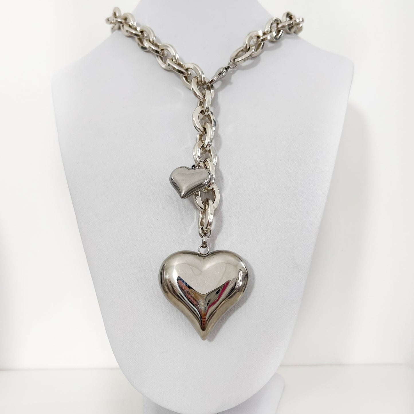 Collana “Battito” colore argento